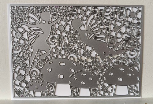 Large card front die fairies - large,