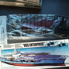 1:1100 Scale Kit USS Enterprise Aircraft Carrier – with motor