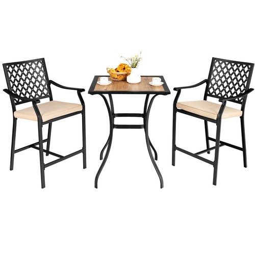 Pieces patio bar set - bar,