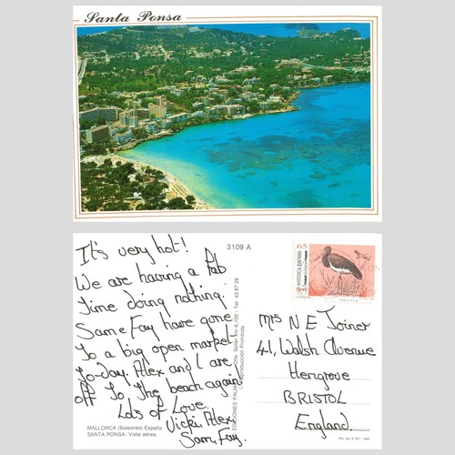 Postcard santa ponsa - -,
