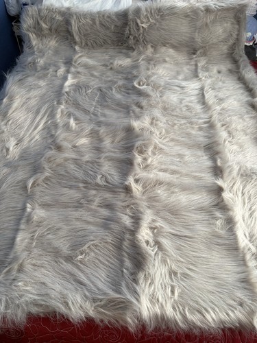 Next grey silver long - faux, fur