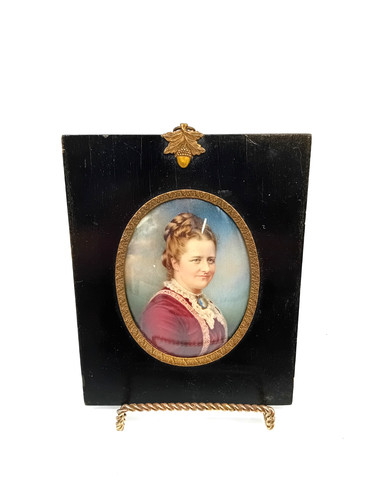 Antique georgian portrait - georgian,