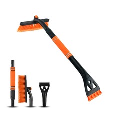 Ice Scraper for Car Snow Brush Van Window Telescopic Extendable Windshield