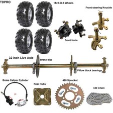 810mm Rear Axle Kit 8" Wheels