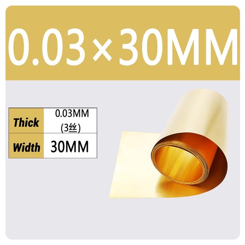 01mm 1mm thickness brass - 1mm,