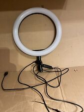 LED Desk Ring Light, 10"  3colour, USB for recording, streaming, photography etc