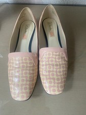 Orla Kiely Pink Flat Shoes Size 4/37