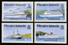 PITCAIRN ISLANDS - 1991 - Ships - Cruise Liners - SG 395/8 - MNH