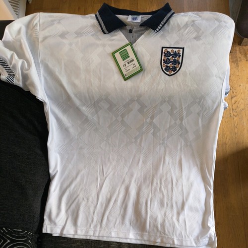 England 1990 home shirt adult - england,