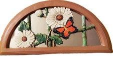 Vintage Butterfly Daisy Wall