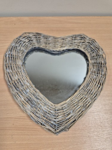 Rattan wicker heart shaped - wicker,