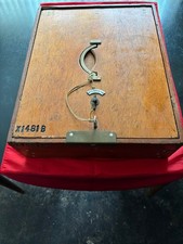 Antique/Vintage Cash Register Ticket Officers Desktop Cash Box with Key