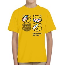 Pudsey Bear Spotty Day Kids Tshirt Children In Need Girls Boys Fundraising Tee