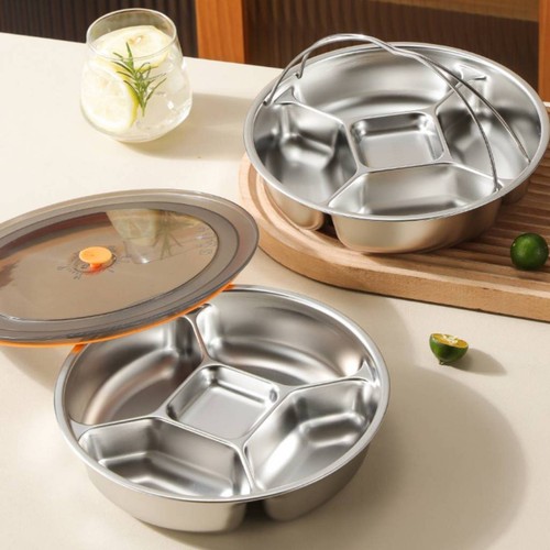 Compartment steaming plate - 5-compartment,