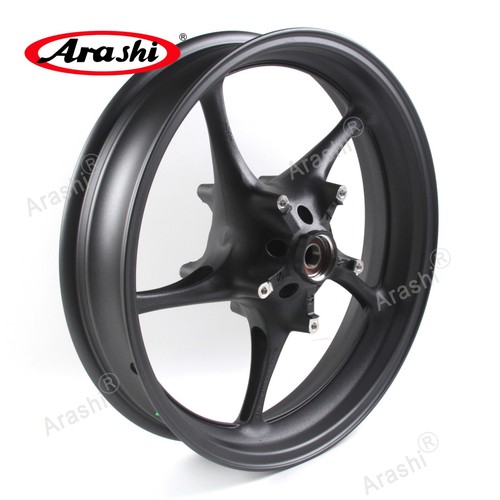 Black front wheel rim - front,