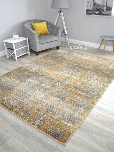 Ochre mustard grey - mustard, rugs