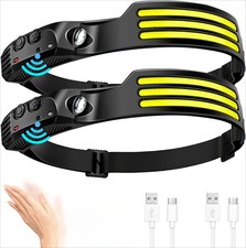 LED Head Torch 3 COB Headlamp