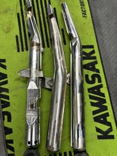 Kawasaki S2 350cc 72/73 Fully Refurbished   Exhaust Silencer Set , Needs Chrome