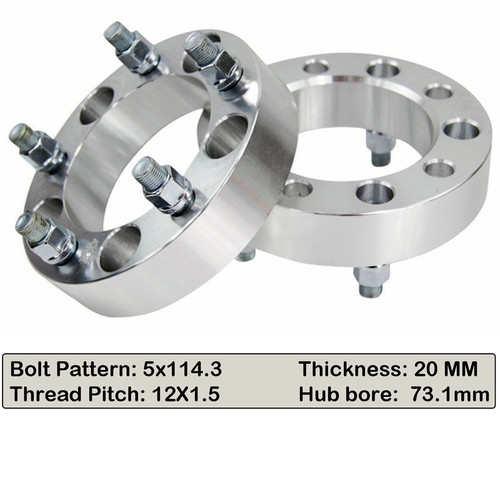 2pcs 20mm 5x114 - .3, wheel