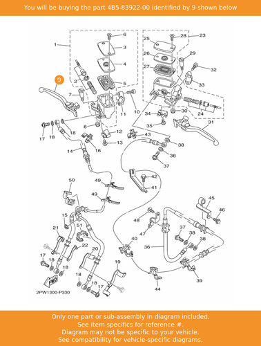 Yamaha lever 4b5 - 2,, 4b5-83922-00