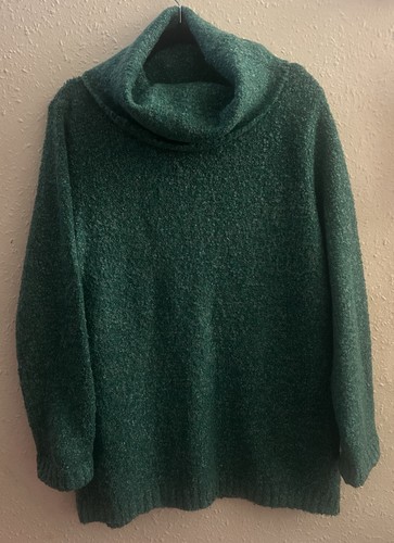 Damart green cowl - damart, neck