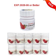 10X Dental Topical Anesthetic Gel 20% Benzocaine 1oz Jar, Long EXP, Strawberry