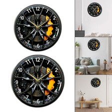Car Wheel Wall Clock Ornament