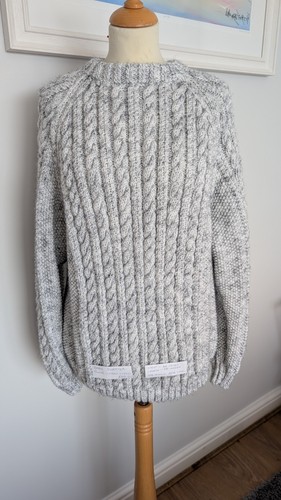 Hand knitted aran unisex - knitted,,