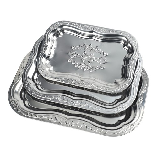 Silver cutlery tray - set, 3