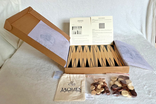 Jaques draughts backgammon - draughts,