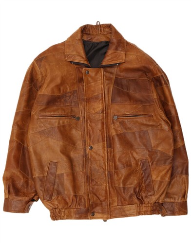 Vintage mens leather jacket - mens, uk