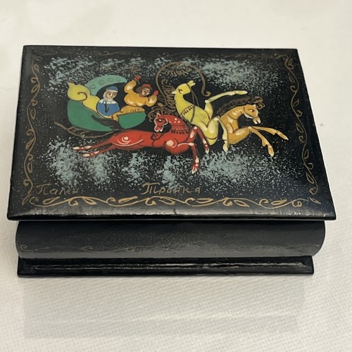 Palekh russian lacquer - russian,