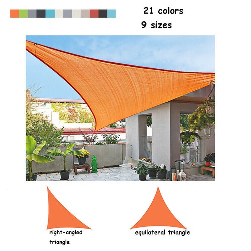 Garden triangle sun shade - sun, sail