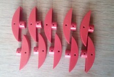 Bayko spare parts: red curved