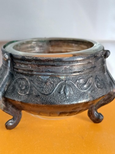 Vintage mustard salt - vintage, mustard/salt/jewelery