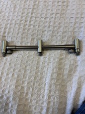 3 Rod Extending Buzz Bar Stainless Steel Single / Goal Post Set Up Carp Fishing