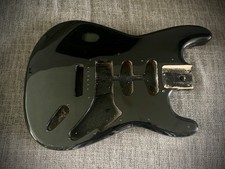 Stratocaster Electric Guitar Body Black
