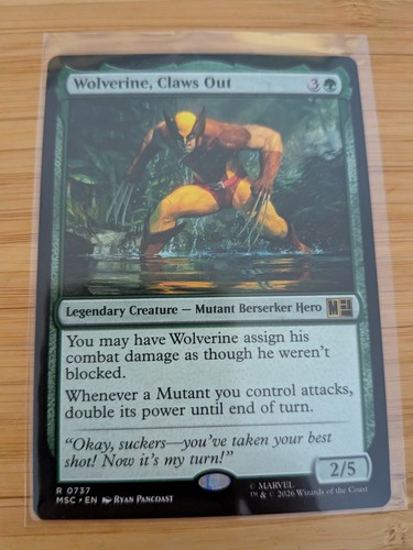 Mtg wolverine claws - mtg, 0737