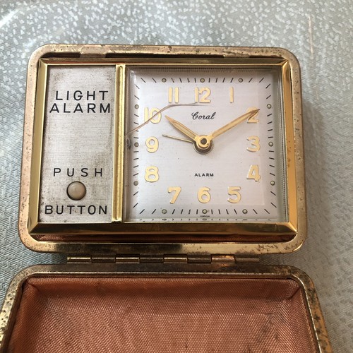 Vintage travel alarm - vintage,