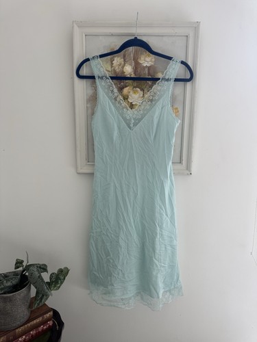 Vintage aqua blue nylon - vintage,