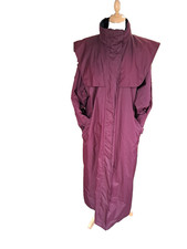 Tayberry Maroon Long Trench