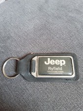 Genuine Jeep Ryfield Oxford leather Keyring