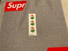 Supreme FW24 Green Grinch Mini Stickers Sheet Mint Rare
