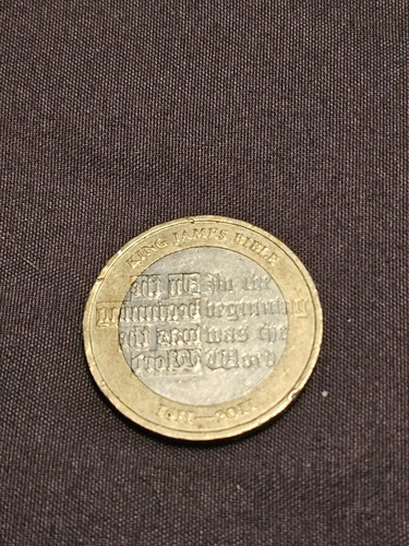 King james bible coin with - bible,