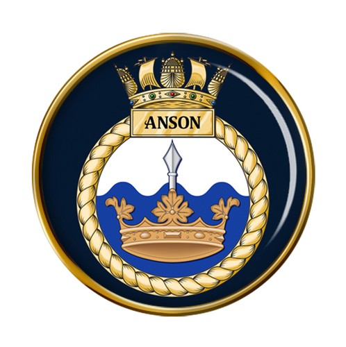 Hms anson royal navy pin - royal,