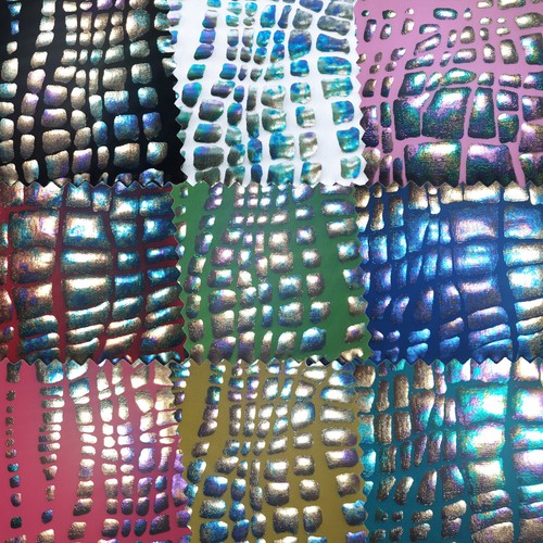 Iridescence crocodile hologram - iridescence,