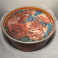 Vintage Tin Rose Design 26cm X