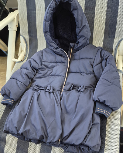 Matalan girls navy blue hooded - matalan,