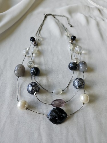 Multi strand gray black - m&s,