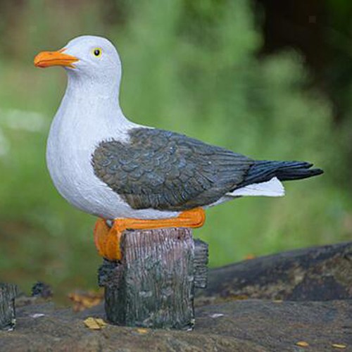 Vivid resin seagull statue - seagull,